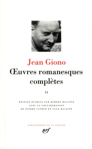 OEUVRES ROMANESQUES COMPLETES T2, de Jean Giono | portada del libro