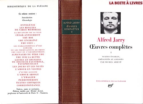 OEUVRES COMPLETES T1, de jarry-alfred | portada del libro