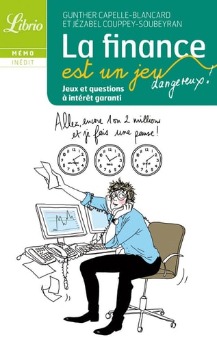 INANCE EST UN JEU DANGEREUX, de Gunther Capelle-Blancard | portada del libro