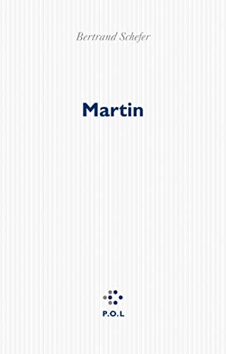 MARTIN, de Bertrand Schefer | portada del libro