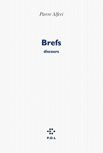 BREFS, de Pierre Alféri | portada del libro