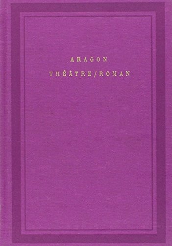 THEATRE/ ROMAN, de Aragon | portada del libro