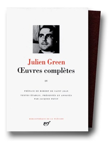OEUVRES COMPLETES T4, de Julien Green | portada del libro