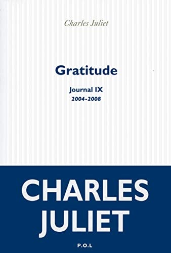 GRATITUDE, de Charles Juliet | portada del libro
