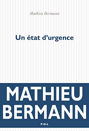 UN ETAT D'URGENCE, de Mathieu Bermann | portada del libro