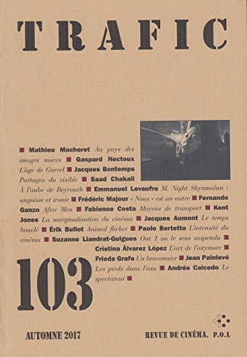 TRAFIC 103, de Collectifs | portada del libro