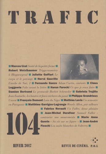 TRAFIC 104, de Collectifs | portada del libro