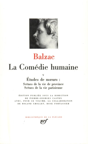 LA COMEDIE HUMAINE T5, de Honoré de Balzac | portada del libro