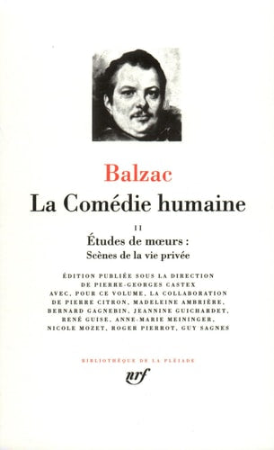 LA COMEDIE HUMAINE T2, de Honoré de Balzac | portada del libro