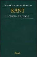 CRITICA DEL JUICIO -63-, de Immanuel Kant | portada del libro