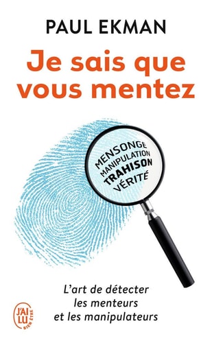 E SAIS QUE VOUS MENTEZ !, de Paul Ekman | portada del libro