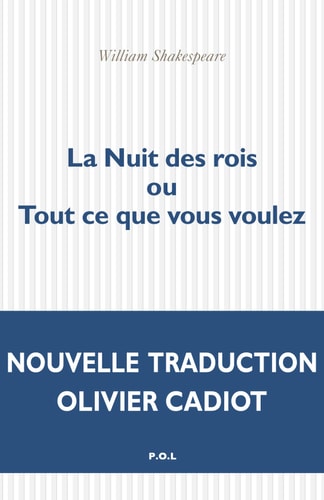 LA NUIT DES ROIS OU TOUT CE QUE VOUS VOULEZ, de William Shakespeare | portada del libro