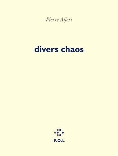 DIVERS CHAOS, de Pierre Alferi | portada del libro