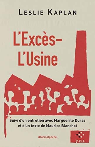 EXCES L'USINE, de Marguerite Duras | portada del libro