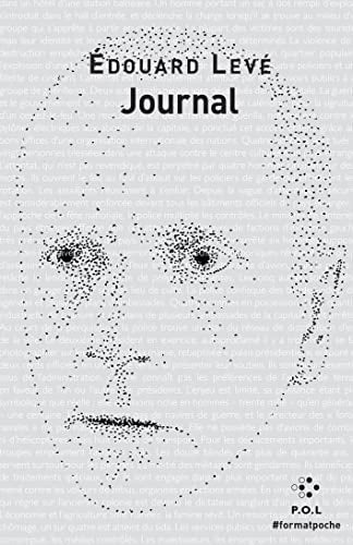 JOURNAL, de Édouard Levé | portada del libro