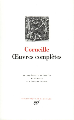 OEUVRES COMPLETES T1, de JEAN PIERRE CORNEILLE | portada del libro