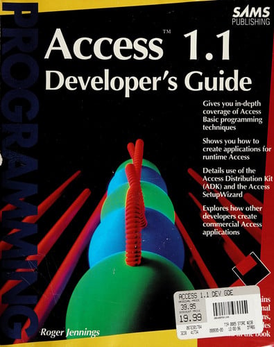 ACCESS 1.1 DEVELOPER'S G.-DSK, de NIELSEN | portada del libro