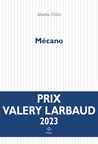 MECANO, de Mattia Filice | portada del libro