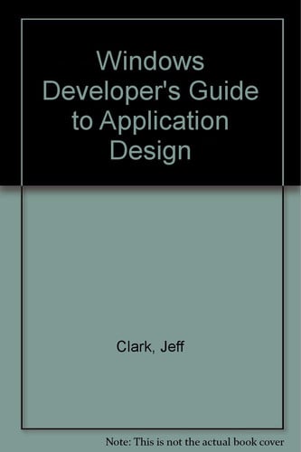 WINDOWS DEVELOPER'S G.APPLIC.-DSK, de CLARK | portada del libro