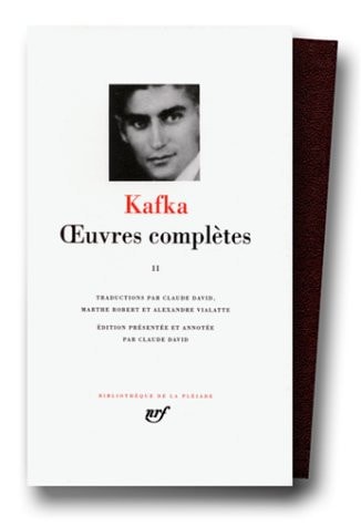 OEUVRES COMPLETES T2, de Franz Kafka | portada del libro