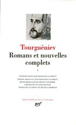 ROMANS ET NOUVELLES COMPLETS T1, de Tourguéniev | portada del libro