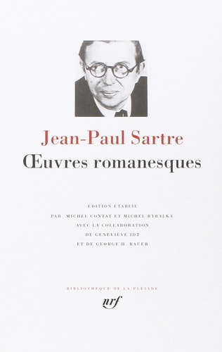 OEUVRES ROMANESQUES, de Sartre | portada del libro