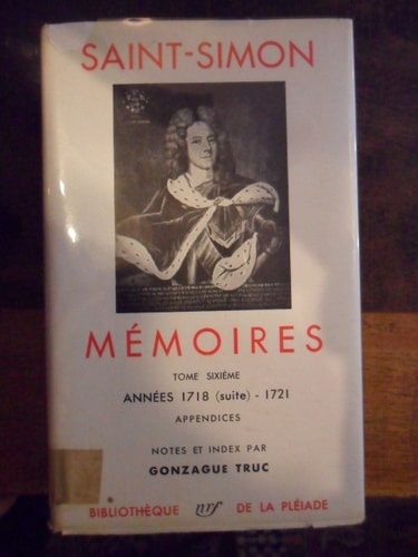 MEMOIRES / ADDITIONS AU JOURNAL DE DANGEAU T6, de Louis de Rouvroy duc de Saint-Simon | portada del libro