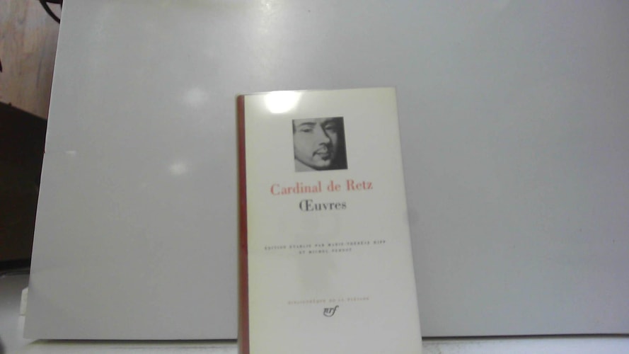 OEUVRES, de Cardinal De Retz | portada del libro