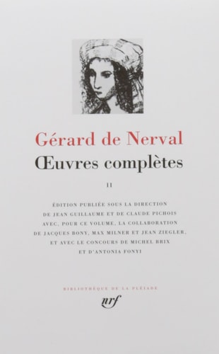 OEUVRES COMPLETES T2, de Gérard de Nerval | portada del libro