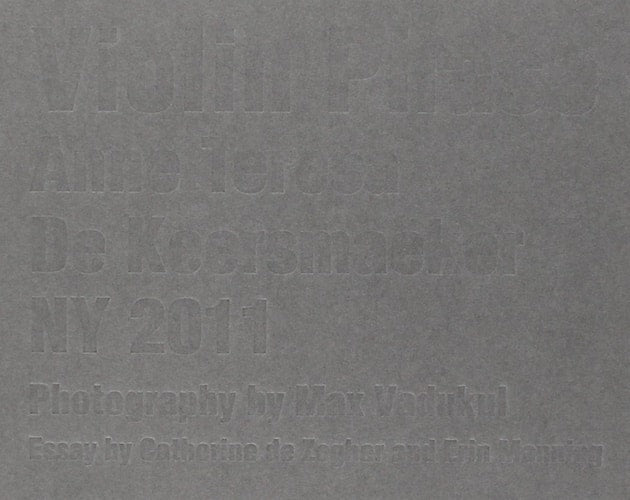 IOLIN PHASE. ANNE TERESA DE KEERS (ECR), de Anne Teresa de Keersmaeker | portada del libro