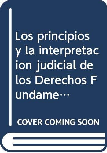 LOS PRINCIPIOS Y LA INTERPRETACION JUDICIAL DE LOS DERECHOS FUNDAMENTALES. HOMEN, de ELOSEGUI ITXASO | portada del libro