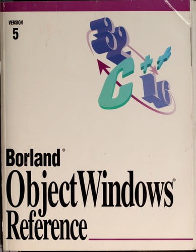 BORLANDS OBJECT WIN REF GUIDE | portada del libro