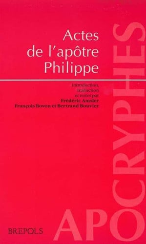 ACTES DE PHILIPPE LES, de BOVON#BOUVIER | portada del libro