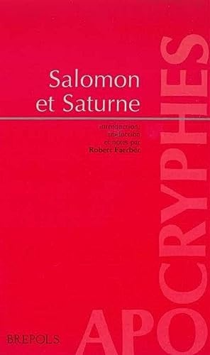 SALOMON ET SATURNE, de FAERBER | portada del libro