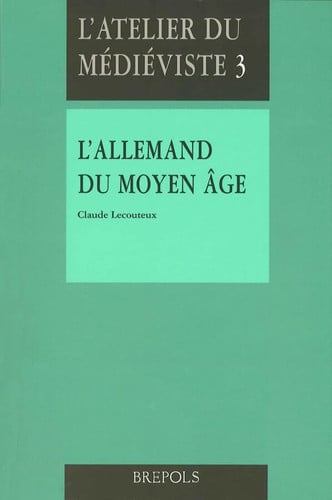 ALLEMAND DU MOYEN-AGE T3, de LECOUTEUX C | portada del libro