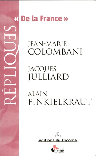 DE LA FRANCE, de Jean-Marie Colombani | portada del libro