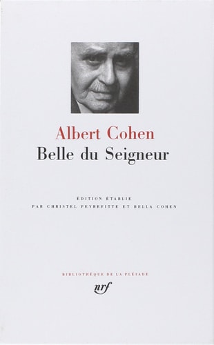 Belle du seigneur, de Albert Cohen | portada del libro