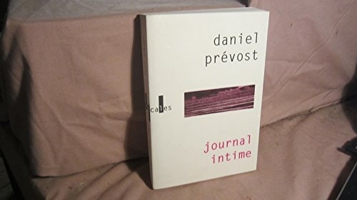 JOURNAL INTIME T1, de Daniel Prévost | portada del libro