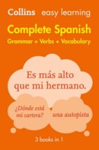 EASY LEARNING SPANISH COMPLETE GRAMMAR, VERBS AND VOCABULARY, de Varios autores | portada del libro