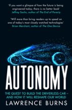AUTONOMY, de LAWRENCE BURNS | portada del libro