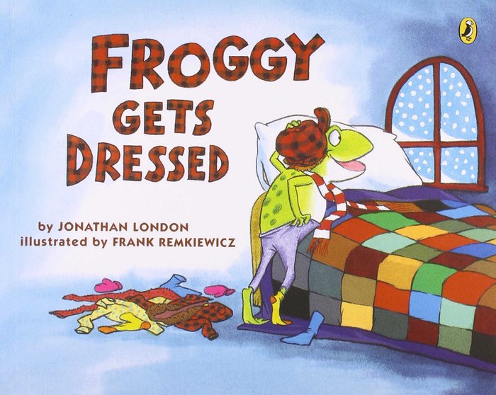 FROGGY GETS DRESSED, de LONDON | portada del libro