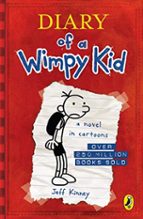 Diary of a wimpy kid, de Jeff Kinney | portada del libro