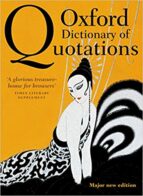 OXFORD DICTIONARY OF QUOTATIONS, de ELIZABETH KNOWLES | portada del libro