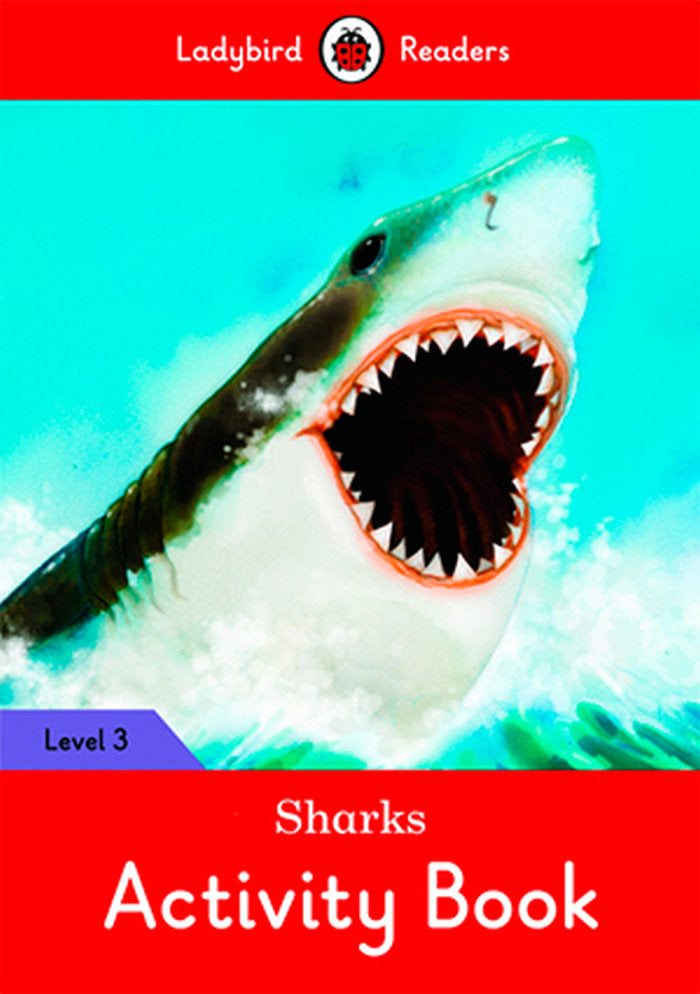 SHARKS ACTIVITY BOOK (LB), de Team Ladybird Readers | portada del libro