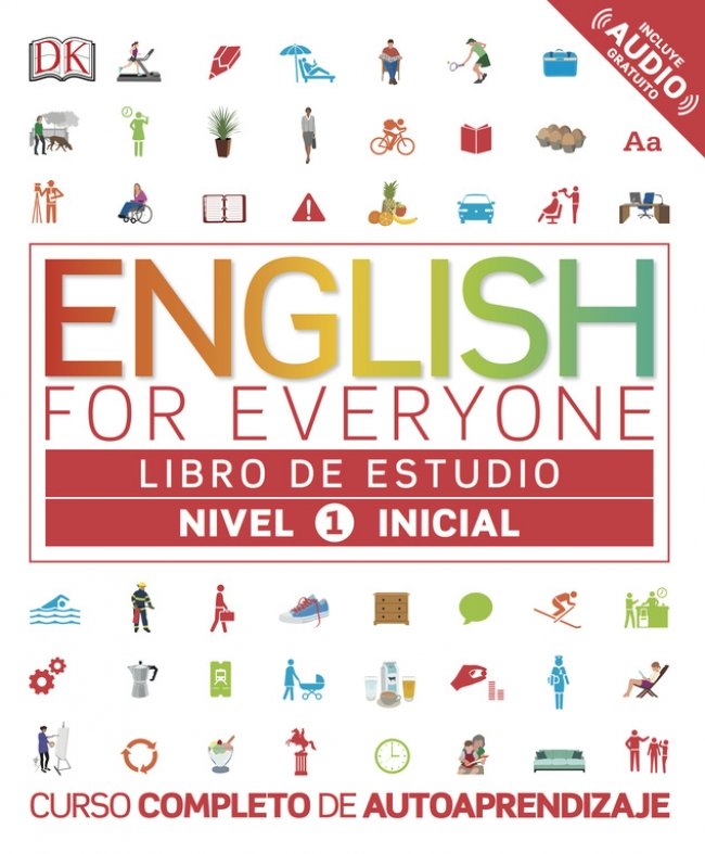 English for Everyone - Libro de estudio - Nivel 1 Inicial, de Varios autores, | portada del libro