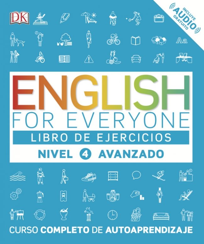 English for Everyone - Libro de ejercicios - Nivel 4 Avanzado, de Varios autores, | portada del libro