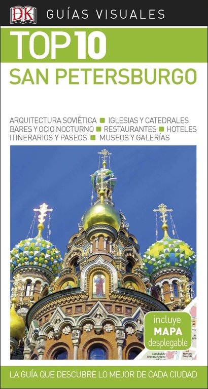 Guía Visual Top 10 San Petersburgo, de Varios autores, | portada del libro