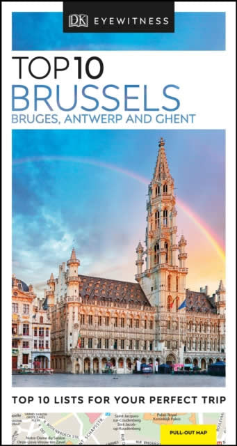 BRUSSELS BRUGES ANTWERP AND GHENT TOP 10 TRAVEL | portada del libro
