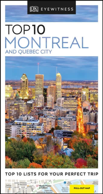 MONTREAL AND QUEBEC CITY TOP 10 EYEWITNESS TRAV | portada del libro
