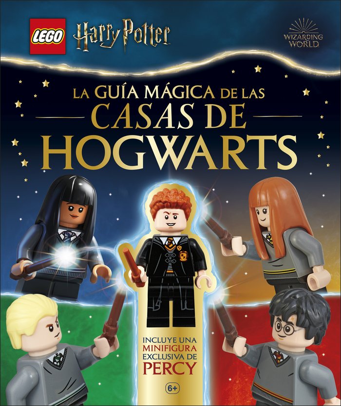 LEGO HARRY POTTER LA GUIA MAGICA DE LAS CASAS DE HOGWARTS, de DK | portada del libro